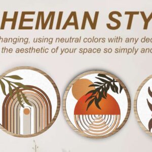 5 PCS Circle Wall Painting