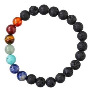 7 CHAKRA Bracelet for Women Men's Gifts - Protection Healing Crystal Bracelet - 8mm Gemstone Beaded Adjustable